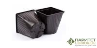Горшок для рассады 2,5 л квадро-круг, 15х15х15 см
