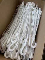 Усы (подвес) для кашпо (крученные, 48 см, белый)											