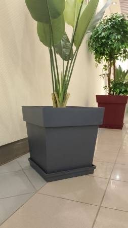 Дизайнерское кашпо 87 л YORTY, антрацит