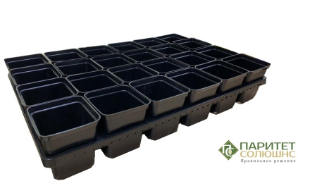 Кассета транспортная 24 яч.,рамка под P9 (9х9х10 см )