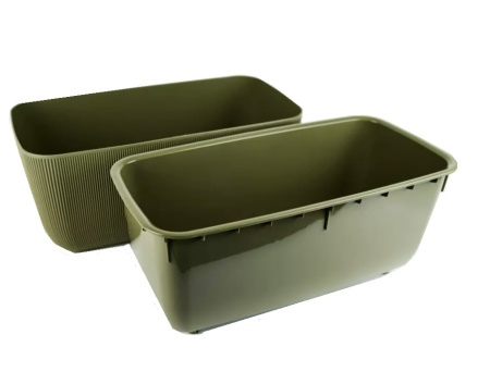 Ящик балконный с дренажной системой ФАБИО 9,5 л, оливка