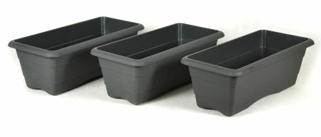 Ящик балкон (Белла 2, 470х215х165, графит)