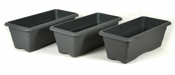 Ящик балкон (Белла 2, 470х215х165, графит)