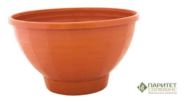 Кашпо 6,0 л комплект+подвес L45см