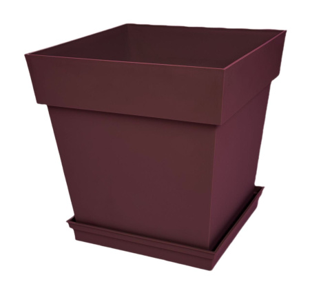 Дизайнерское кашпо 22 л YORTY , шираз (вишня)