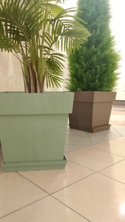 Дизайнерское кашпо 22 л YORTY , верди (мятный)