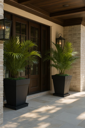 Дизайнерское кашпо 87 л YORTY, антрацит